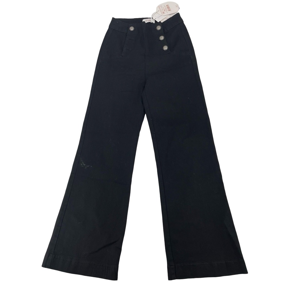 Oraije Paris Pants Ankle Wide Leg 26 Black NWT